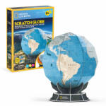 CubicFun - PUZZLE 3D GLOBUL PAMANTESC 32 PIESE SI BROSURA IN ROMANA (CUDS1082h)