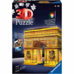 Ravensburger Puzzle 3D Led Arc De Triumf, 216 Piese (RVS3D12522) - carlatoys