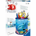Ravensburger Puzzle 3D Delfin Suport Pixuri, 54 Piese (RVS3D11176) - carlatoys