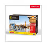 CubicFun Cubic Fun - Puzzle 3D si Brosura-Tower Bridge 120 Piese (CUDS0978h)