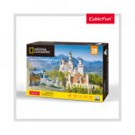 CubicFun PUZZLE 3D+BROSURA-CASTELUL NEUSCHWANSTEIN 121 PIESE (CUDS0990h)