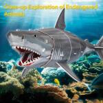 CubicFun - Puzzle 3D marele rechin alb 72 piese (CUDS1098h) - carlatoys
