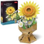 CubicFun - Buchet de flori 3D Floarea Soarelui 102 piese (CUW3303h) - carlatoys