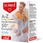 Dr. Herz Vital Capsule Multivitamine A-Z 50+ Dr Herz 60 buc (XTE201953)
