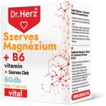 Dr. Herz Vital Capsule magneziu organic + vitamina B6 + zinc Dr Herz 60 buc (XTE202018)