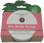 Coconut Oil Cosmetics Scrub corporal organic cu cafea si zahar din flori de cocos CoconutOil 100 ml (XTE202817)