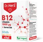 Dr. Herz Vital Capsule vegane Vitamina B12 1000 MCG + zinc organic Dr Herz 60 buc (XTE201960)