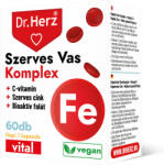 Dr. Herz Vital Capsule Fier organic + vitamina C + zinc + acid folic Dr Herz 60 buc (XTE202020)