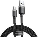 Baseus Cablu USB-A la USB-C Baseus Cafule, 2A, 2m, Negru+Gri (BAS6953156278233)