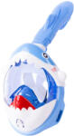 Strend Pro Snorkeling maszk, Shark, teljes arc gyermek búvármaszk 4+, XS, kék (TC8050178)
