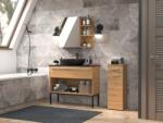 Topeshop NEL V DS ARTISAN fürdőszobai kiegészítő tölgyfa
