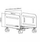  Maclean Mount MC-851 kerekes platform