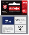 Activejet tinta AH-21RX (csere tinta HP 21XL C9351A; Prémium; 20 ml; fekete)