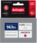 Activejet AH-963MRX tinta HP nyomtatókhoz, Csere tinta HP 963XL 3JA28AE; Prémium; 1760 oldal; lila
