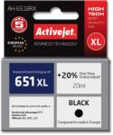 Activejet AH-651BRX (HP 651 C2P10AE csere tinta; Prémium; 20 ml; fekete)