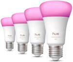 Philips Bec inteligent Philips Hue WCA 810 A60 E27 4P EU, LED, 6W, Bluetooth/Zigbee, 4 bucati (8720169364486)