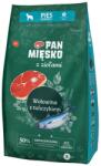  PAN MĘSKO fűszernövényekkel marhahússal és tonhallal S - száraz kutyatáp - 9kg