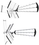 Libox LB2000 TV antenna kültéri kettős 32 dB