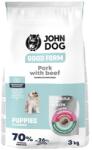 JOHN DOG Good Form Junior sertéshúsos és marhahúsos száraz kutyatáp - 3kg