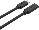 Unitek C14086BK-1.5M USB kábel USB 3.2 Gen 2 (3.1 Gen 2) USB C fekete