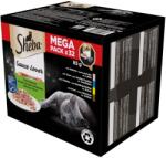 Sheba Sauce Lover kacsa, csirke, lazac, tonhal - nedves macskaeledel - 32 x 85 g