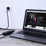Qoltec 50052.90W. HP tápegység/transzformátor Beltéri Fekete