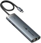 Vention USB-C 8 az 1-ben 4K 60Hz 100W dokkolóállomás
