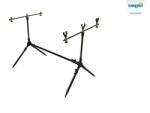  Rod-pod Kamasaki Negru Suport lanseta