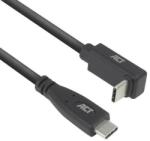 ACT Кабел USB-C - USB-C, 10Gbps, 60W, 0.5 м, конектори - 1x прав и 1x на 90° up/down angled (EWENT-ACT-CAB-AC7470) - megamag