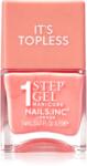 Nails Inc. Nails Inc. It’s Topless géles körömlakk a hosszan tartó hatásért árnyalat Paloma Peach Creme 14 ml