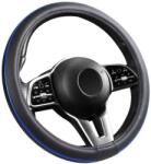 Autolife Bõrhatású Kormányvédõ 38cm / Kék betétes (00795) - aruhaz