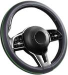 Autolife Bõrhatású Kormányvédõ 38cm / Zöld betétes (00887) - aruhaz