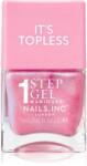 Nails Inc. Nails Inc. It’s Topless géles körömlakk a hosszan tartó hatásért árnyalat Danielle Magenta Shimmer 14 ml
