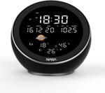 NASA WSP1500 fekete időjárás-állomás/Bluetooth hangszóró Hold