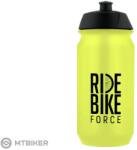 FORCE Ride Bike kulacs, 0.5 l, fluo/fekete