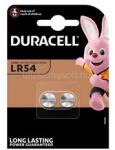 Duracell gombelem LR54, alkáli, 2db/csomag (LR54) (LR54)