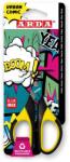 Arda Foarfeca Urban Comic 15 cm, blister, Arda, negru FB1317
