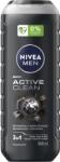 Nivea Men Active Clean gel de dus pentru bărbati 500 ml