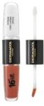 Dermacol 16H Lip Colour Extreme Long-Lasting Lipstick ruj si luciu de buze cu persistenta indelungata 2 in 1 No. 31 8 ml