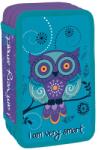 S-Cool Penar echipat cu 3 fermoare S-COOL SC3286, 39 piese, Owl (SC3286) Penar