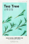 Missha Masca cu efect calmant si extract de arbore de ceai Airy Fit, 19 g, Missha Masca de fata