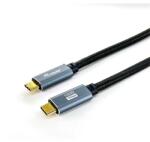 Equip Cable - 128357 (USB-C 3.2 Gen1 към USB-C, мъжки/женски, черен, 2 м) (128357)