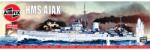 Airfix Model asamblabil Militar: Nave - Crucişător liniar britanic HMS Ajax - Vintage Classics (AIR03204V)