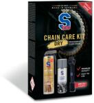 S100 láncápoló készlet átlátszó kenőanyaggal - Chain Care Kit (Dry Lube) (KS3422)