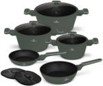 Berlinger Haus Edénykészlet 10 részes titánpro bevonat Matte Green Collection BH/8207NN