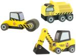 Orange Tree Toys Set de joacă Orange Tree Toys - Mașini de construcții, 3 piese, galbene (OTT07546)