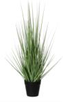 Mica Decorations fű műnövény műanyag cserépben 30 cm átmérő x 53 cm zöld