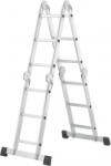 Hailo ProfiStep combi Alumínium Többcélú létra Munkamagasság (max. ): 4.35 m Ezüst 16.7 kg (7412-037) (7412-037) - aqua
