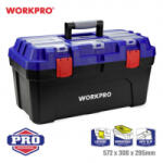 WORKPRO 572 x 300 x 295 mm Szerszámos láda tartalom nélkül Kék, Fekete (WP283003) (WP283003) - aqua