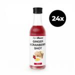 GymBeam Джинджифилов шот с червена боровинка 24 x 50 ml